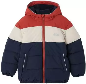 Vertbaudet Kapuzen-Steppjacke mit Fleecefutter und Reißverschluss (341028361) rost