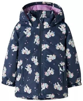 Name It NMFMAXI Outdoorjacke navy/hellblau/lavendel