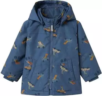 Name It Nmfmaxi Li Jacket AOP vintage indigo
