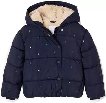 Vertbaudet Kapuzen-Steppjacke mit Sherpa (341028146) marine