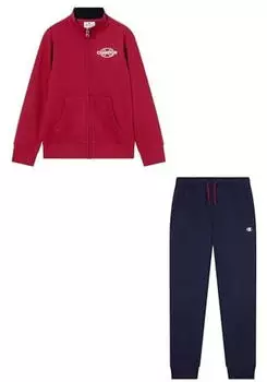 Champion Legacy Outdoor Kontrast Logo Kapuzen Weste (307223) rot