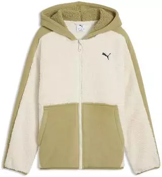 Puma Essentials Elevated Winterized Relaxed Sweat Jacket (34119500) alpine snow wei&szlig;