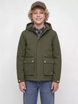Jack & Jones JJEWOLF PARKA JACKET SN JNR Regular Fit (12301405) grün
