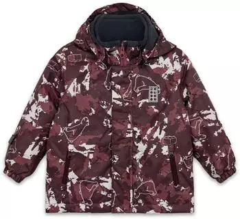 LEGO Wear LWJojo 92 Winterjacke mit abnehmbarer Kapuze (11010824) beere/rosa/wei&szlig;