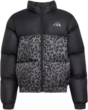 Adidas Allover Print Puffer Jacket (KH0202) black/grey four/grey six
