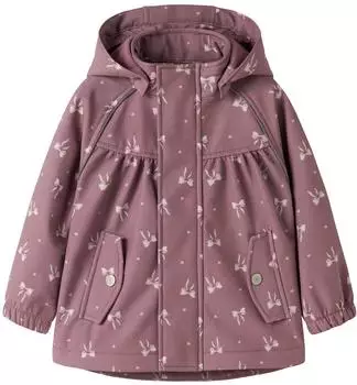 Name It ALFA08 Softshell-Jacke beere/weiß