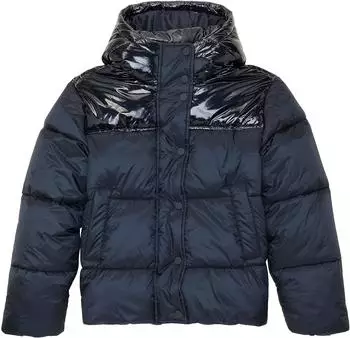 Tom Tailor Shiny Puffer Winterjacke mit Kapuze (1038493)