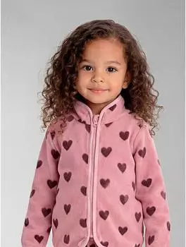 Name It NMFOLAJAS NREG FLEECE JACKET Regular Fit Jacke (14676843) mauve shadows/flieder/bordeaux