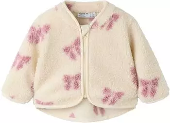 Name It NMFOLAJAS NREG FLEECE JACKET / NBFOLAJA NREG TEDDY JACKET Regular Fit Jacke (13262485) beige/hellpink