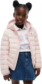 Tommy Hilfiger Steppjacke mit Kapuze Regular Fit whimsy pink
