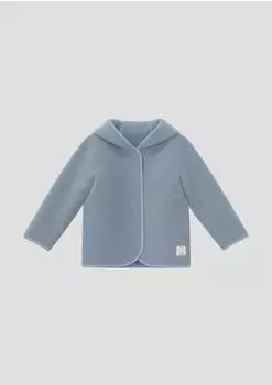 s.Oliver Plüschjacke mit Kapuze (2186221) hellblau