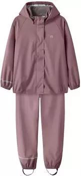 Name It NKNDRY10 Regenjacke und Hose im Set, Regular Fit (141647645) wistful mauve