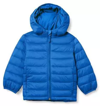 Amazon Essentials Lightweight Packable Puffer Jacket With Hood (B-S17AE10000) blau