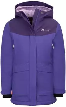 Trollkids Oslo Coat PRO Wintermantel blue purple