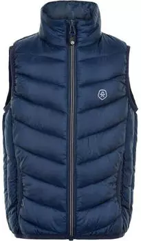 Color Kids Quilted Packable Weste (140168092) dress blues