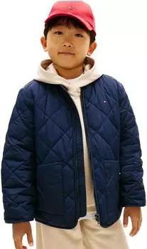Tommy Hilfiger Quilted Lightweight Jacket (KB0KB10214) blau