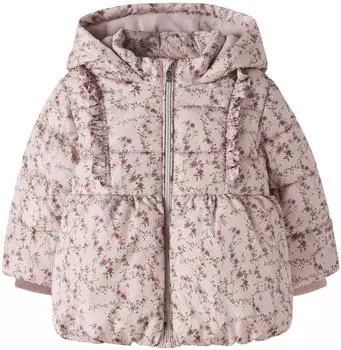 Name It Gesteppte Kapuzenjacke (13244036) oliv/pastelllila/pitaya