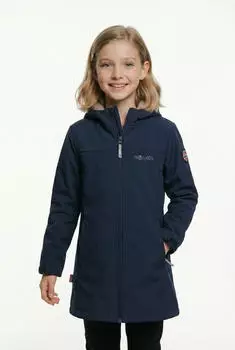 Trollkids Girls Kristiansand Jacket XT Softshell-Mantel (391-100) navy