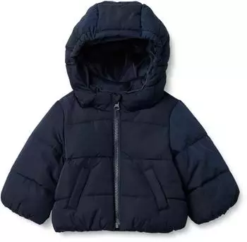 Amazon Essentials Wasserabweisende Steppjacke mit Kapuze (AEBB36086) blau