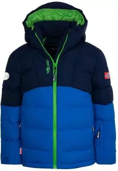 Trollkids Gryllefjord Skijacke (703-2828) navy/medium blue/bright green