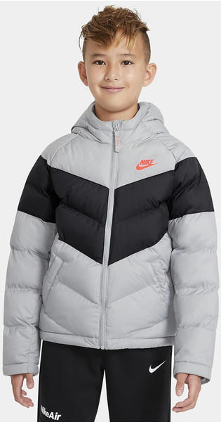 Nike U Nsw Filled Jacket (CU9157) light smoke grey/black/light smoke grey/bright crimson