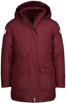 Trollkids Alesund Girls Jacket (301) maroon red