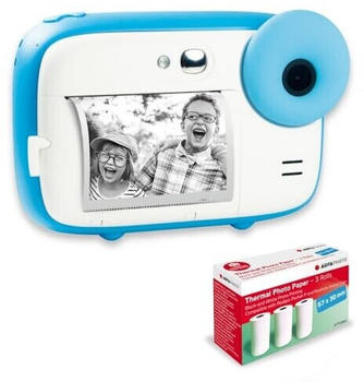 AgfaPhoto Realikids Instant Cam + Thermopaper Blue