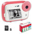AgfaPhoto Realikids Instant Cam + SD 32GB + Thermopaper Pink