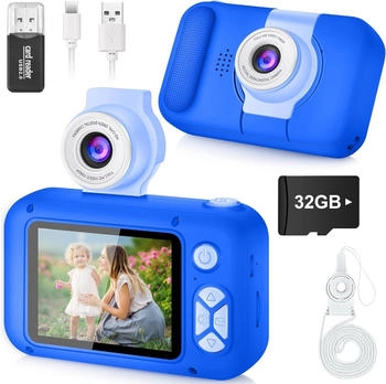 ARNSSIEN X101 Kinder Digitalkamera saphir blau