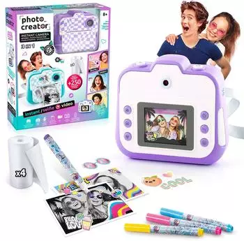 Canal Toys Photo Creator Instant Camera 3-in-1 purple