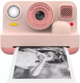 Denver KCA-1374BTRO Kinderkamera mit Thermodruck, Bluetooth, rosa (KCA-1374BTRO)