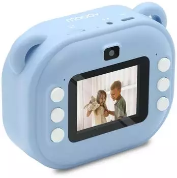 Mooov Kinderkamera Sofortdruck 2,4'' Full HD, blau (477522)