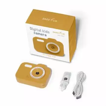 ZAZU Fun HD Kinderkamera 1080P, 2,0" Display, gelb (ZA-CAMERA-01)