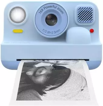 Denver KPC-1374BTBU Kinderkamera mit Thermodruck, Bluetooth, 48MP, blau (KPC-1374BTBU)