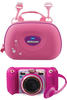 VTECH 80-520097, VTECH KidiZoom Duo Pro inkl. Tragetasche pink Kinderkamera,...
