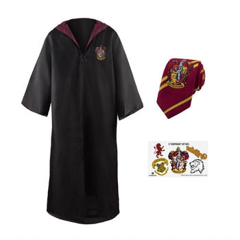 Maskworld Harry Potter - Gryffindor - Robe, Necktie and Tattoos - Kids