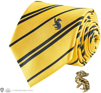 Maskworld Harry Potter - Hufflepuff - Deluxe Tie with metal pin