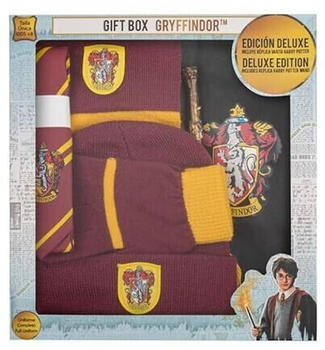 Cinereplicas Harry Potter Gryffindor Full Uniform And Replicates Wand Gift Box Deluxe Edition Kids +8