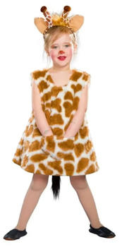Festartikel Müller Giraffen-Kleid und Kopfbügel 98/104