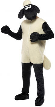 Smiffy's Shaun das Schaf Kostüm weiß/schwarz Gr.M