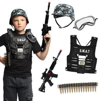 Boland Kostümset SWAT Agent für Kinder 5-teilig
