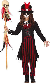 Fiestas Guirca Voodoo Hexe Kostüm für Mädchen