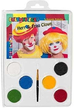 Eulenspiegel Schmink-Palette Herr und Frau Clown 206331
