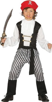 Fiestas Guirca Piraten-Outfit Jungen polyester schwarz