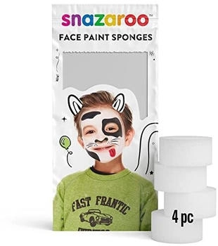 Snazaroo Schmink Schwämmchen feinporig 1198020 4er-Set