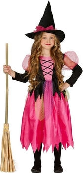 Fiestas Guirca Hexenkostüm für Mädchen pink