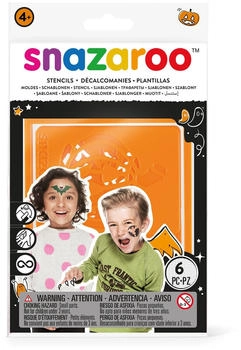 Snazaroo Schminkschablonen Halloween 1198013 Kinderschminke Aqua