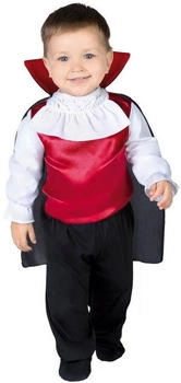 Fiestas Guirca Kostüm Baby Dracula Vampir rot weiß schwarz 78009
