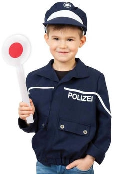 Fries Polizei Jacke blau Kostüm Fasching 12345