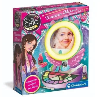 Clementoni Make-up-Spiegel Deluxe rund Beleuchtung